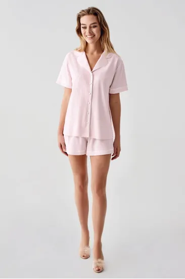Freshness 324 Kadın 4Lü Sabahlıklı Şorlu Pijama Takımı Freshness 324 Kadın 4Lü Sabahlıklı Şorlu Pijama Takımı