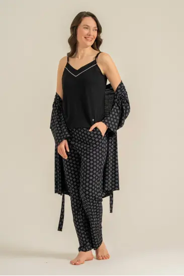 Pierre Cardin 9291-S Kadın 3Lü Pijama Takımı Pierre Cardin 9291-S Kadın 3Lü Pijama Takımı