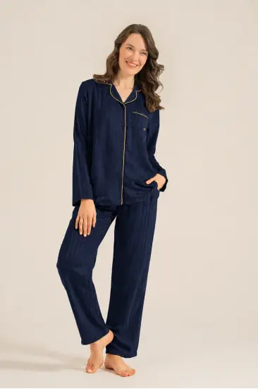 Pierre Cardin 9305-S Kadın Uzun Kol Pijama Takımı Pierre Cardin 9305-S Kadın Uzun Kol Pijama Takımı