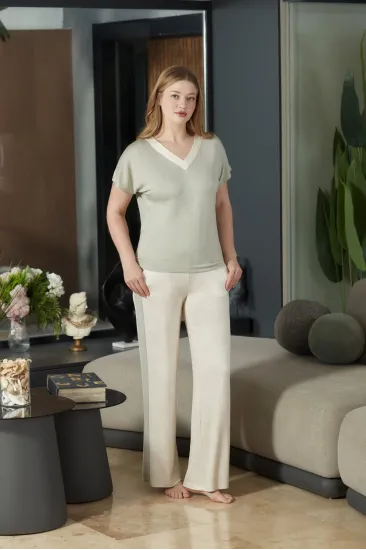Aqua 26888 Kadın Kısa Kol Pijama Takımı