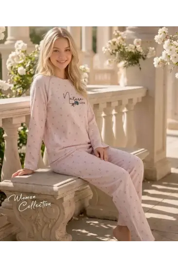 Boyraz VF-02784 Kadın Waffle Kumaş Pijama Takımı Boyraz VF-02784 Kadın Waffle Kumaş Pijama Takımı