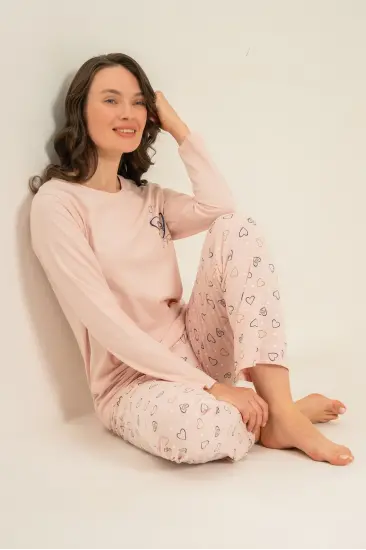 Rolypoly Rp3902-S Kadın Uzun Kol Pijama Takım Rolypoly Rp3902-S Kadın Uzun Kol Pijama Takım