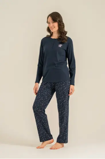 Arnetta Ar3775-X Kadın Uzun Kollu Pijama Takım Arnetta Ar3775-X Kadın Uzun Kollu Pijama Takım