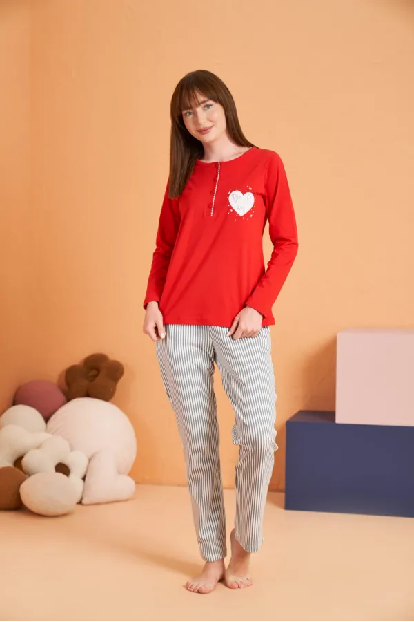 Pjs 28062 Kadın Patlı Pijama Takım Pjs 28062 Kadın Patlı Pijama Takım