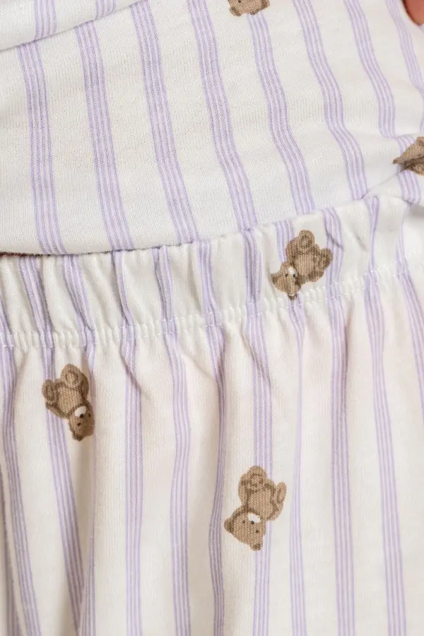 Rolypoly Rp3913-G Kız Çocuk Gömlek Pijama Takım Rolypoly Rp3913-G Kız Çocuk Gömlek Pijama Takım