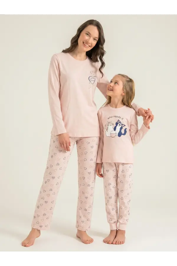 Rolypoly Rp3902-S Kadın Uzun Kol Pijama Takım Rolypoly Rp3902-S Kadın Uzun Kol Pijama Takım