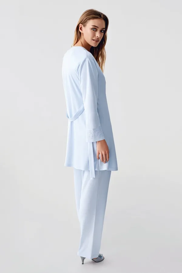 Freshness 321 Kadın Sabahlıklı Pijama Takımı Freshness 321 Kadın Sabahlıklı Pijama Takımı
