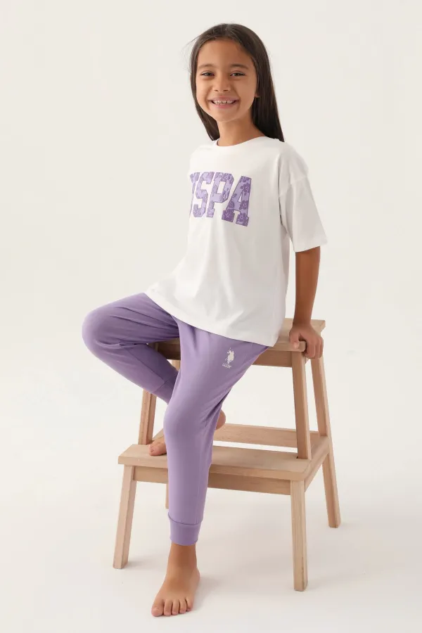 US Polo 1818-G Kız Çocuk Pijama Takım US Polo 1818-G Kız Çocuk Pijama Takım