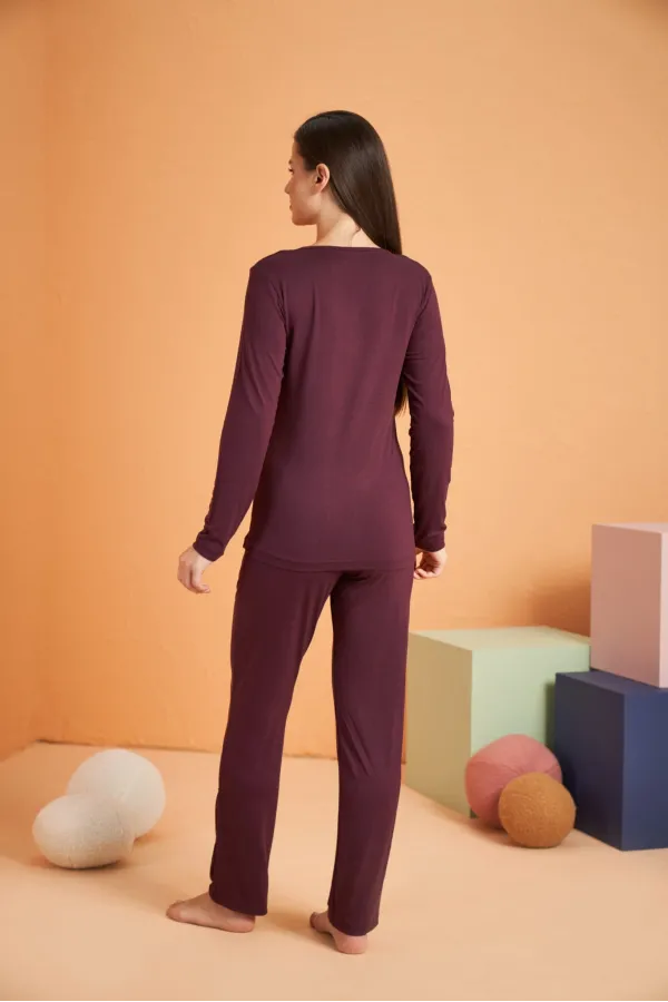 PJS 28048 Kadın Patlı Pijama Takım PJS 28048 Kadın Patlı Pijama Takım