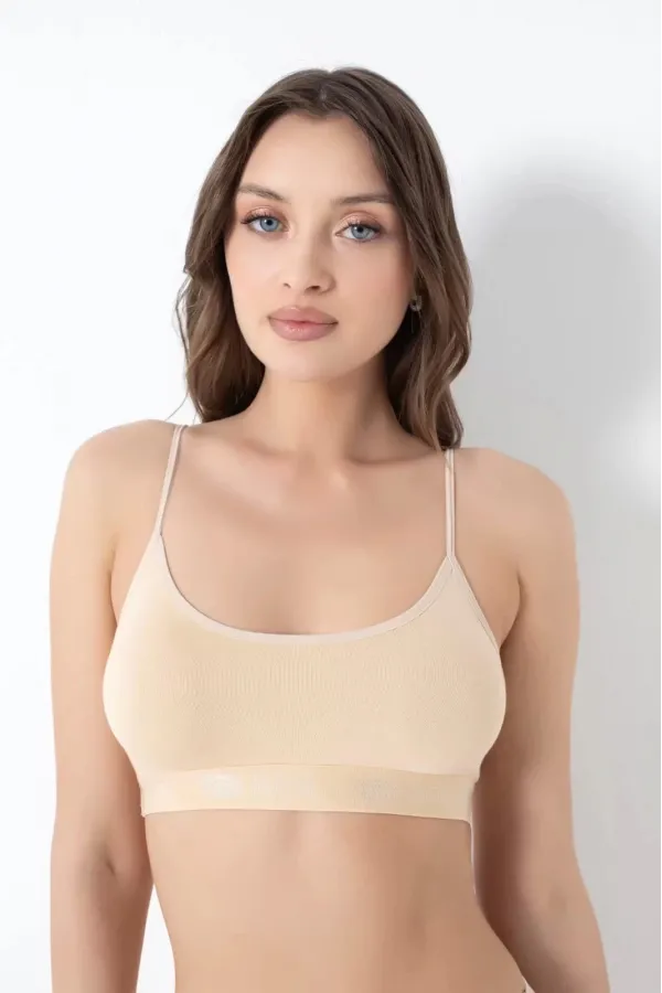 G-Box 940 Bayan Bambu İnce Askılı Pedli Büstiyer G-Box 940 Bayan Bambu İnce Askılı Pedli Büstiyer