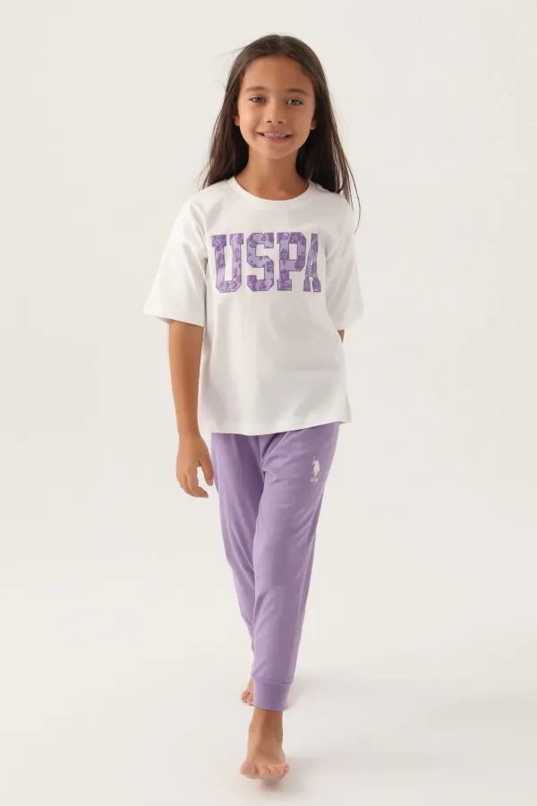 US Polo 1818-G Kız Çocuk Pijama Takım US Polo 1818-G Kız Çocuk Pijama Takım