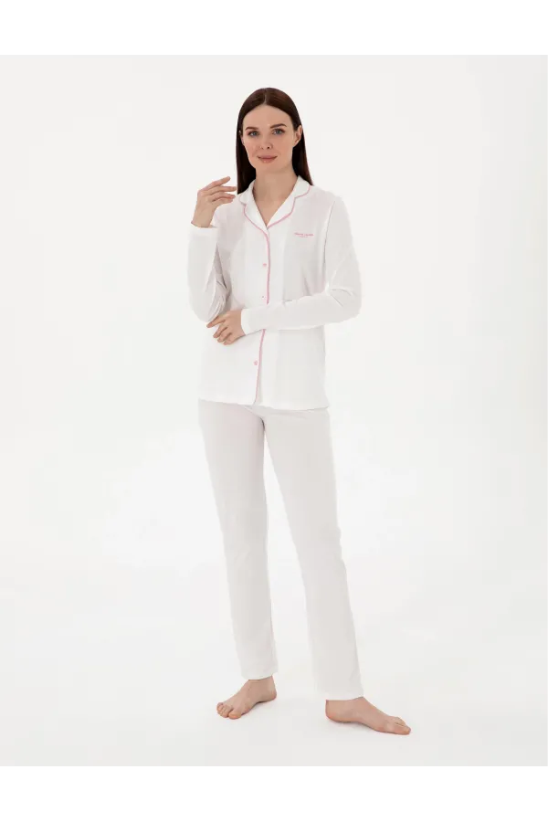 Pıerre Cardın 7717-S Bayan Gömlek Pijama Takımı Pıerre Cardın 7717-S Bayan Gömlek Pijama Takımı