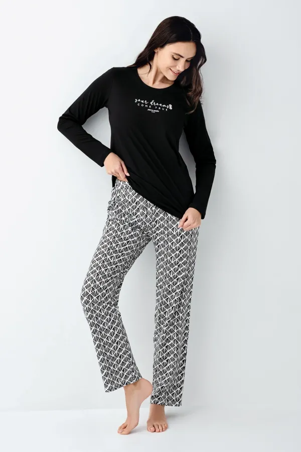 Pierre Cardin 9068-S Kadın Uzun Kol Pijama Takım Pierre Cardin 9068-S Kadın Uzun Kol Pijama Takım