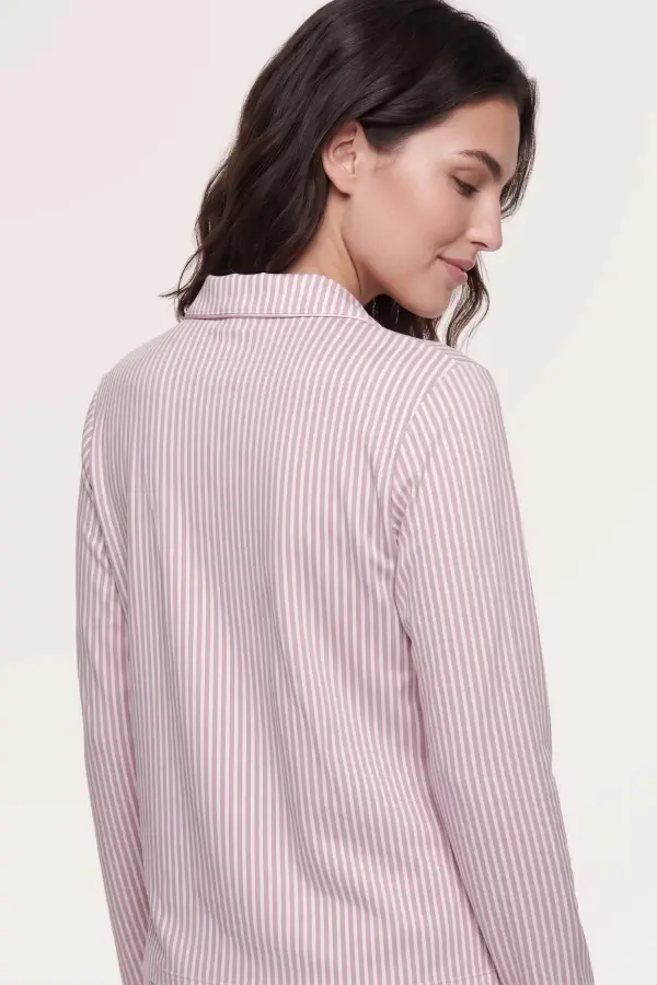 Pjs 30145 Kadın Uzun Kol Çizgili Pijama Takımı Pjs 30145 Kadın Uzun Kol Çizgili Pijama Takımı