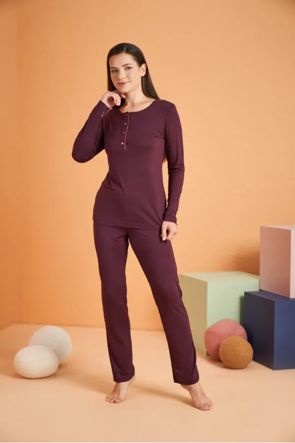 PJS 28048 Kadın Patlı Pijama Takım PJS 28048 Kadın Patlı Pijama Takım