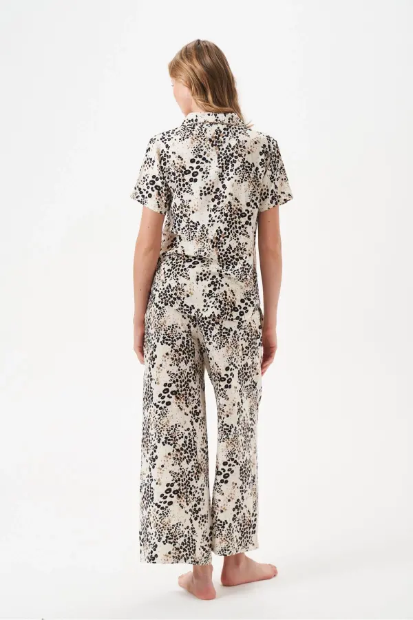 PJS 29049 Kadın Düğmeli Pijama Takım PJS 29049 Kadın Düğmeli Pijama Takım