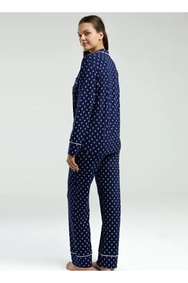 Pierre Cardin Pc8950-S Kadın Gömlek Pijama Takım Pierre Cardin Pc8950-S Kadın Gömlek Pijama Takım