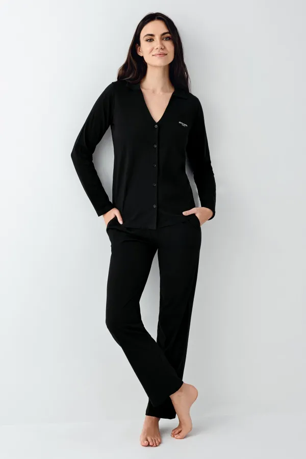 Pierre Cardin 9115-S Kadın Uzun Kol Pijama Takımı Pierre Cardin 9115-S Kadın Uzun Kol Pijama Takımı