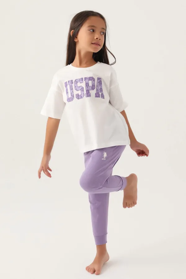 US Polo 1818-G Kız Çocuk Pijama Takım US Polo 1818-G Kız Çocuk Pijama Takım