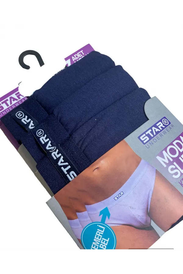 Star 109 Erkek 3'lü Modal Slip Star 109 Erkek 3'lü Modal Slip