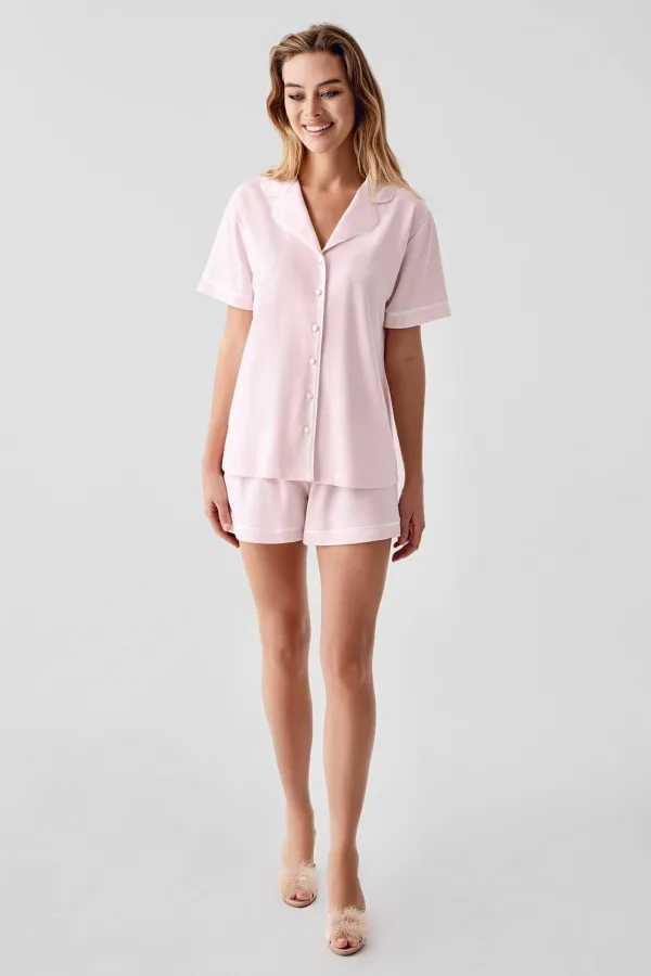 Freshness 324 Kadın 4Lü Sabahlıklı Şorlu Pijama Takımı Freshness 324 Kadın 4Lü Sabahlıklı Şorlu Pijama Takımı