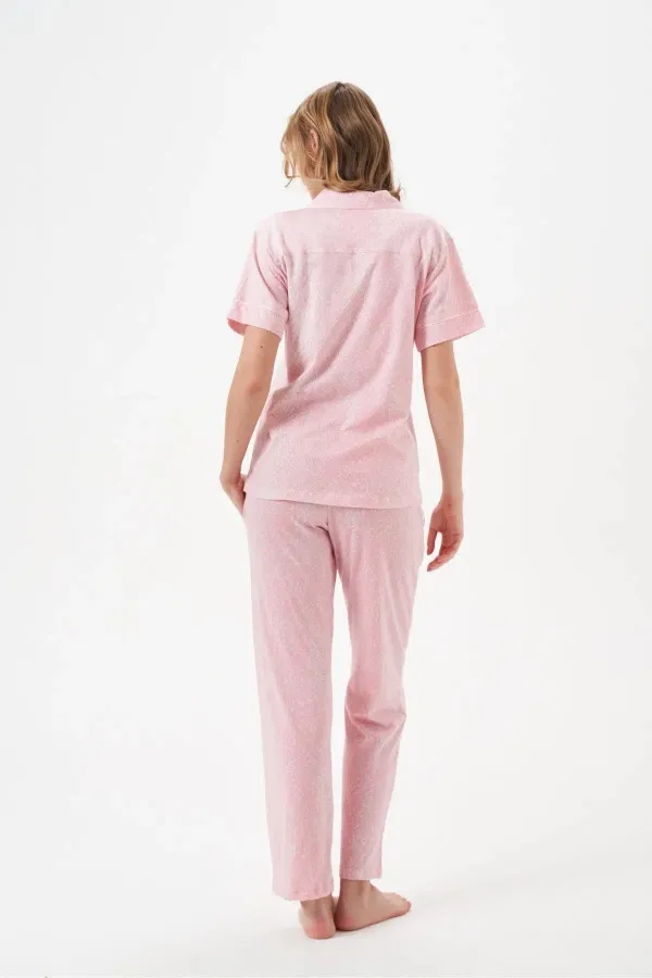 PJS 29033 Kadın Düğmeli Pijama Takım PJS 29033 Kadın Düğmeli Pijama Takım