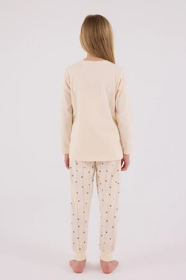 Arnetta 3434-2 Kız Çocuk Uzun Kol Pijama Takım Arnetta 3434-2 Kız Çocuk Uzun Kol Pijama Takım