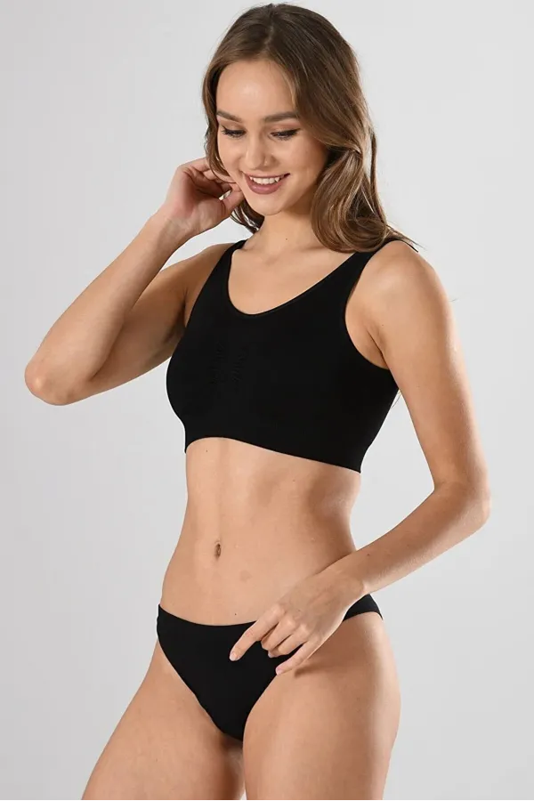 Miss Fit 11027 Kalın Askılı Pedli Bustiyer Miss Fit 11027 Kalın Askılı Pedli Bustiyer