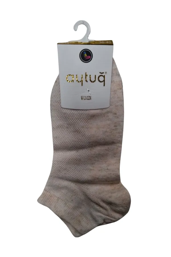 Aytuğ 39204 Kadın Simli Pamuklu Patik Çorap Aytuğ 39204 Kadın Simli Pamuklu Patik Çorap