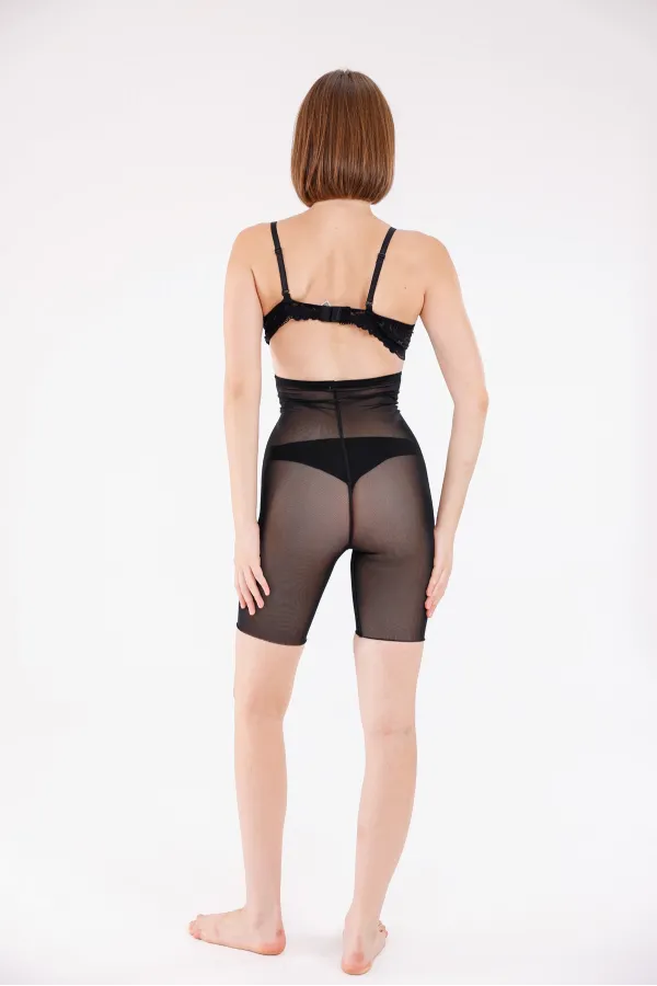 Freshness 0007 Lazer Kesim Tül Yüksek Bel Şort Korse Freshness 0007 Lazer Kesim Tül Yüksek Bel Şort Korse