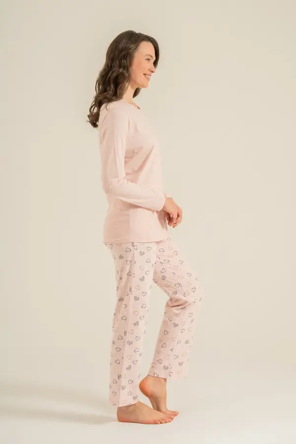 Rolypoly Rp3902-S Kadın Uzun Kol Pijama Takım Rolypoly Rp3902-S Kadın Uzun Kol Pijama Takım