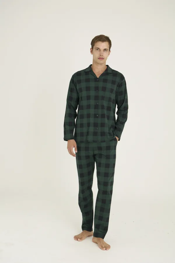 Kocabey 9209 Erkek Apaj Yaka Pijama Takım Kocabey 9209 Erkek Apaj Yaka Pijama Takım