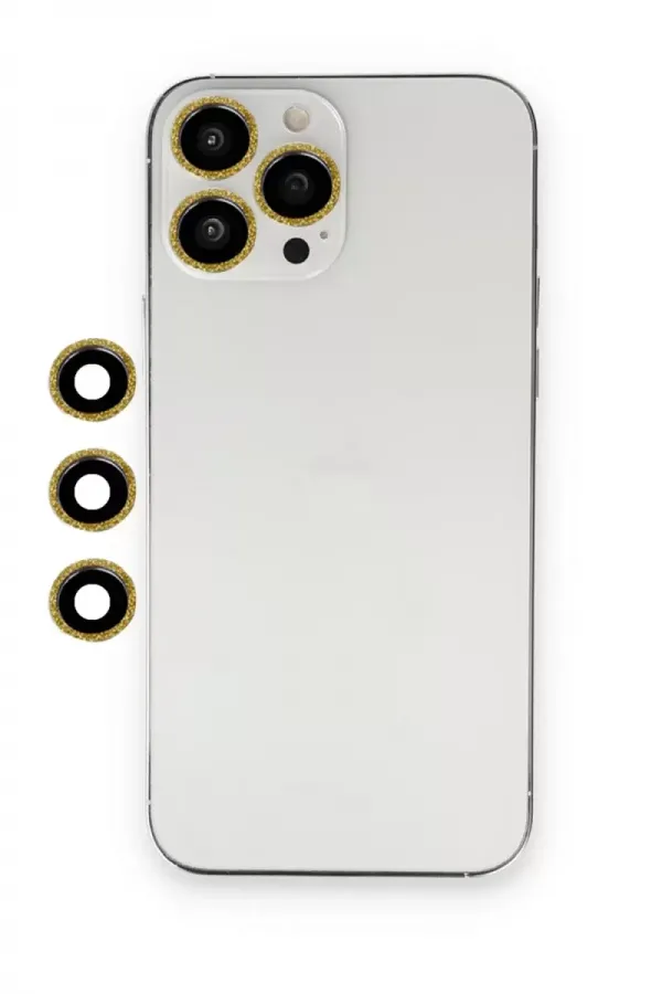 Newface Apple İphone 12 Pro Shine Kamera Lens - Gold Newface Apple İphone 12 Pro Shine Kamera Lens - Gold