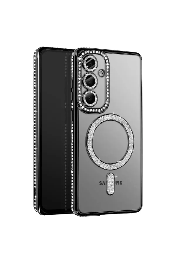Samsung Galaxy A57 5g Joke Simli Magneticsafe Kılıf - Siyah Samsung Galaxy A57 5g Joke Simli Magneticsafe Kılıf - Siyah