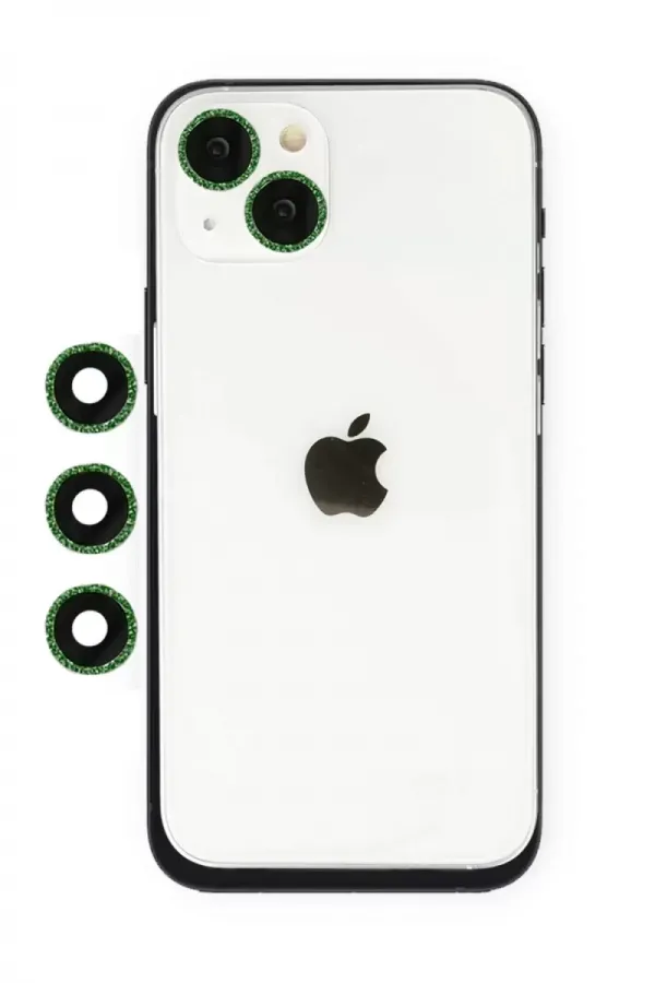 Newface Apple İphone 14 Shine Kamera Lens - Yeşil Newface Apple İphone 14 Shine Kamera Lens - Yeşil