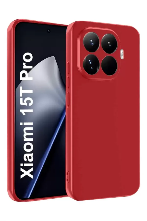 Newface Xiaomi Mi 15t Pro First Silikon - Kırmızı Newface Xiaomi Mi 15t Pro First Silikon - Kırmızı