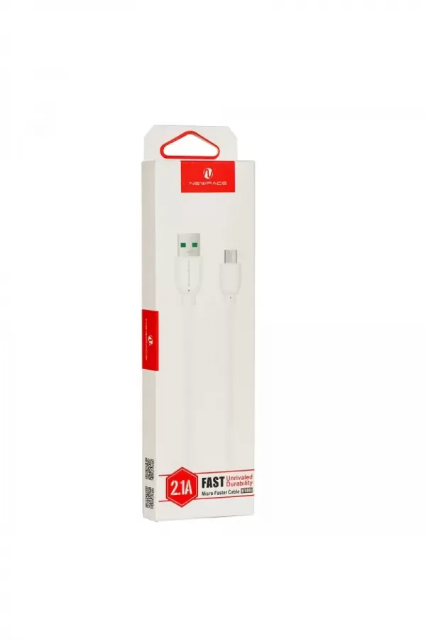 Newface Nf6006 Micro Usb Kablo - Beyaz Newface Nf6006 Micro Usb Kablo - Beyaz