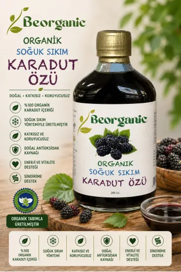 Beferment Organic Karadut Özü 285 G