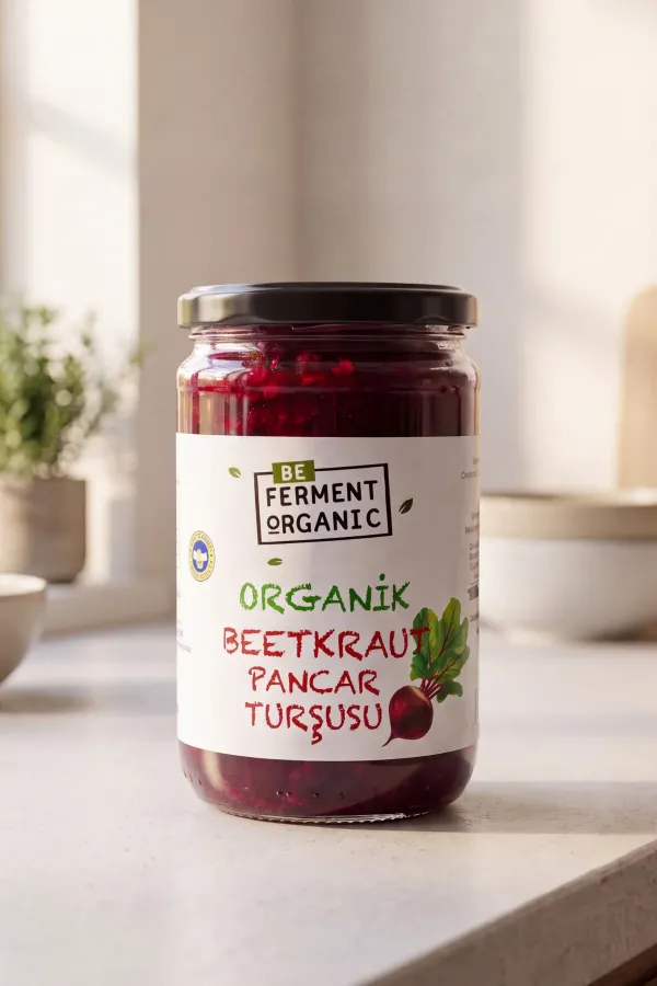 Organik Beetkraut Pancar Turşusu | Doğal Fermente - 660 Gr Organik Beetkraut Pancar Turşusu | Doğal Fermente - 660 Gr