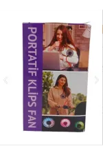 Portatif Işıklı Mini Klipsli Fan Portatif Işıklı Mini Klipsli Fan