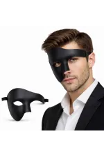 Siyah Yarım Erkek Maske – Phantom Parti & Balo Maskesi Siyah Yarım Erkek Maske – Phantom Parti & Balo Maskesi