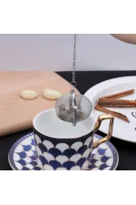 Paslanmaz Çelik Çay Demlik Küre Kilitleme Çay Topu Paslanmaz Çelik Çay Demlik Küre Kilitleme Çay Topu