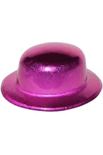 Pembe Renk Hologramlı Plastik Yuvarlak Melon 27x24 Cm Pembe Renk Hologramlı Plastik Yuvarlak Melon 27x24 Cm