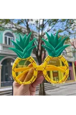 Tropikal Hawaii Ananas Şekilli Parti Gözlüğü 9.5 X 14 Cm Tropikal Hawaii Ananas Şekilli Parti Gözlüğü 9.5 X 14 Cm