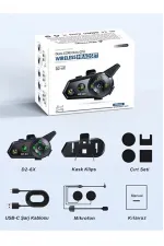 D2-6x 1000m Mesafeli 6 Kanallı İntercom Bluetooth Motosiklet Kask Kulaklığı İntercom Kulaklık D2-6x 1000m Mesafeli 6 Kanallı İntercom Bluetooth Motosiklet Kask Kulaklığı İntercom Kulaklık