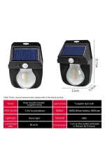 Fithome Or-118 Hareket Sensörlü Su Geçirmez Solar Bahçe Aydınlatma Duvar Lambası Fithome Or-118 Hareket Sensörlü Su Geçirmez Solar Bahçe Aydınlatma Duvar Lambası
