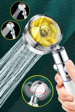 Duş Başlığı Turbo Pervaneli Serinletici Tasarım Duş Başlığı Turbo Pervaneli Serinletici Tasarım