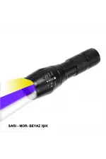 Beyaz , Sarı Ve Mor Renk Aydınlatma Q5 Led Wt-610 Beyaz , Sarı Ve Mor Renk Aydınlatma Q5 Led Wt-610