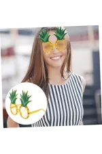 Tropikal Hawaii Ananas Şekilli Parti Gözlüğü 9.5 X 14 Cm Tropikal Hawaii Ananas Şekilli Parti Gözlüğü 9.5 X 14 Cm