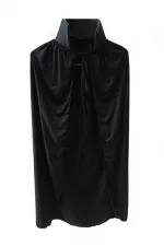 Siyah Yakalı Pelerin - Vampir Pelerin - Dracula Pelerin 90 Cm Siyah Yakalı Pelerin - Vampir Pelerin - Dracula Pelerin 90 Cm